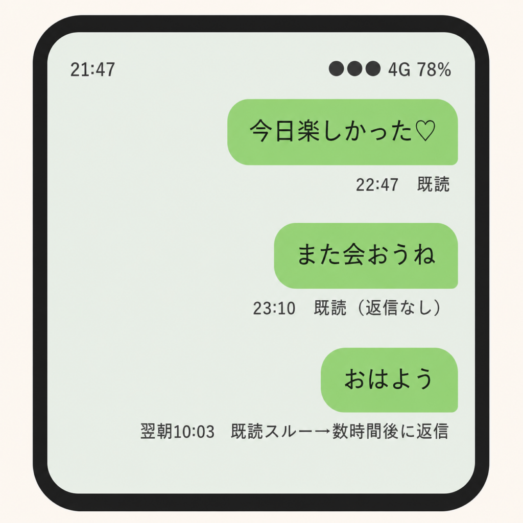 LINEのやり取りの画像